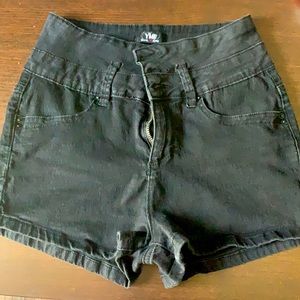 High waist jean shorts size 9